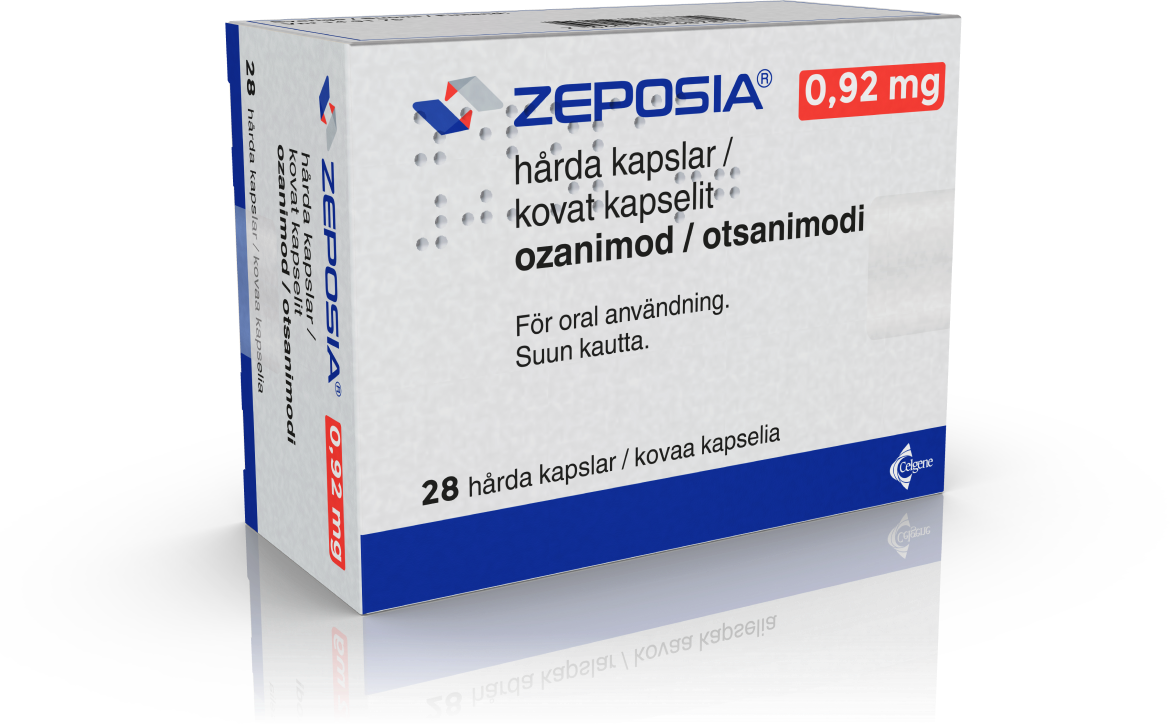 ZEPOSIA medicinsk förpackning